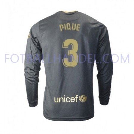 Herre Fotballdrakter FC Barcelona Gerard Pique 3 Borte 2020-21 Langermet